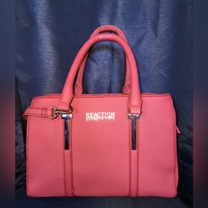 Kenneth Cole Reaction Red Leather Handbag